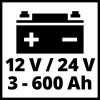 Einhell akkutöltő autóhoz 12/24 V 3/30 A CE-BC 30 M