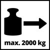 Einhell karos kézi csörlő 2000 kg TC-LW 2000
