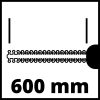 Einhell elektromos sövényvágó 650 W GE-EH 6560