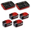 Einhell akkus fűnyíró 36 V GP-CM 36/52 S Li BL 4x5,2Ah akkuval és 2 dupla töltővel