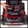 Einhell akkus fűnyíró 36 V GP-CM 36/52 S Li BL 4x5,2Ah akkuval és 2 dupla töltővel