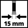 Einhell fugatisztító kefe 15 mm GC-CC 18 Li termékhez