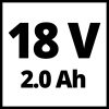 Einhell akkus lombfúvó 18 V GE-CL 18 Li E Kit 2 Ah akkuval és töltővel
