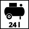 Einhell kompresszor 24 L 8 bar TE-AC 230/24