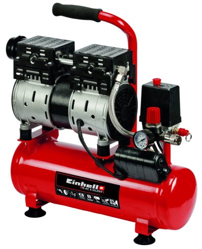 Einhell kompresszor, olajmentes 6 L 8 bar TE-AC 110/6 Silent Plus