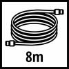 Einhell spiráltömlő 8m