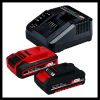 Einhell akkus gépszett 18 V TC-TK 18 Li Kit 1,5 és 3 Ah akkuval és gyorstöltővel