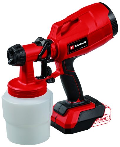Einhell akkus festékszóró 18 V TC-SY 18/60 Li - Solo Akku és töltő nélkül