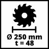 Einhell elektromos gérvágó, lézeres 2350 W TC-SM 2534/1 Dual