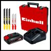Einhell akkus dekopírfűrész 18 V TC-JS 18 Li 2,5 Ah Akkuval és töltővel Kofferben