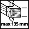 Einhell akkus dekopírfűrész 18 V TP-JS 18/135 Li BL - Solo Akku és töltő nélkül