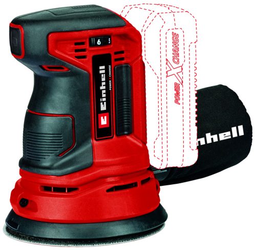 Einhell akkus excentercsiszoló 18 V TE-RS 18 Li Solo Akku és töltő nélkül