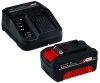 Einhell akku 4 Ah, töltővel Power X-Change Starter-Kit