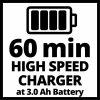 Einhell akku 2x3 Ah, duplatöltővel Power X-Change & Twincharger Kit