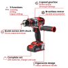 Einhell akkus ütvefúró-csavarozó 18 V TE-CD 18 Li-i BL 2x2Ah akkuval és töltővel