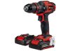 Einhell akkus fúró-csavarozó 18 V TE-CD 18/40 Li-i +64 2x2Ah akkuval és töltővel Kofferben