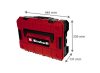Einhell rendszerkoffer elválasztókkal 444x131x330 mm E-Case S-F