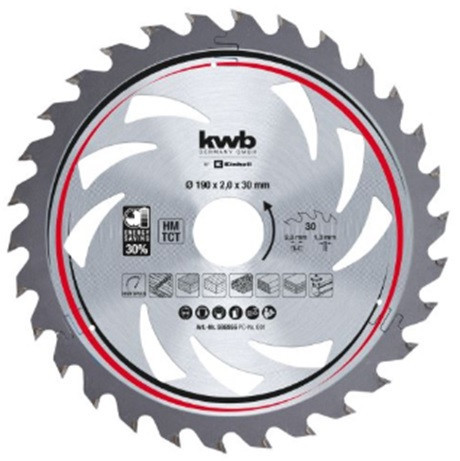 Einhell körfűrész lap 190x30x2 mm 30 fogas