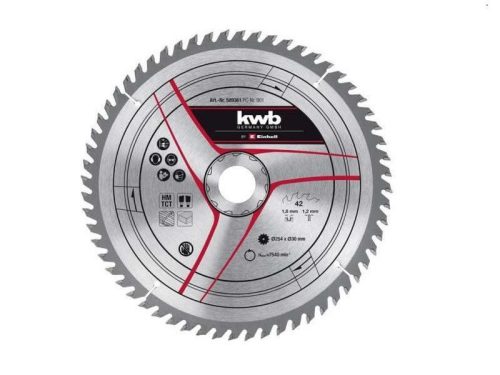 Einhell körfűrész lap 254x30x1,8 mm 40 fogas