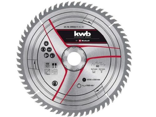 Einhell körfűrész lap 250x30x3,2 mm 60 fogas