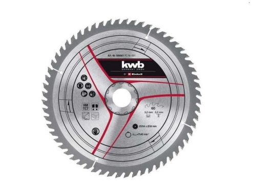 Einhell körfűrész lap 254x30x3,2 mm 60 fogas