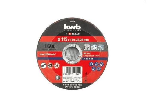 Einhell vágókorong 115x1 mm 10 db